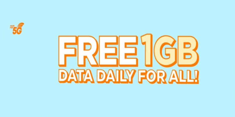 无需自行领取 U Mobile用户将享有 免费1GB上网数据