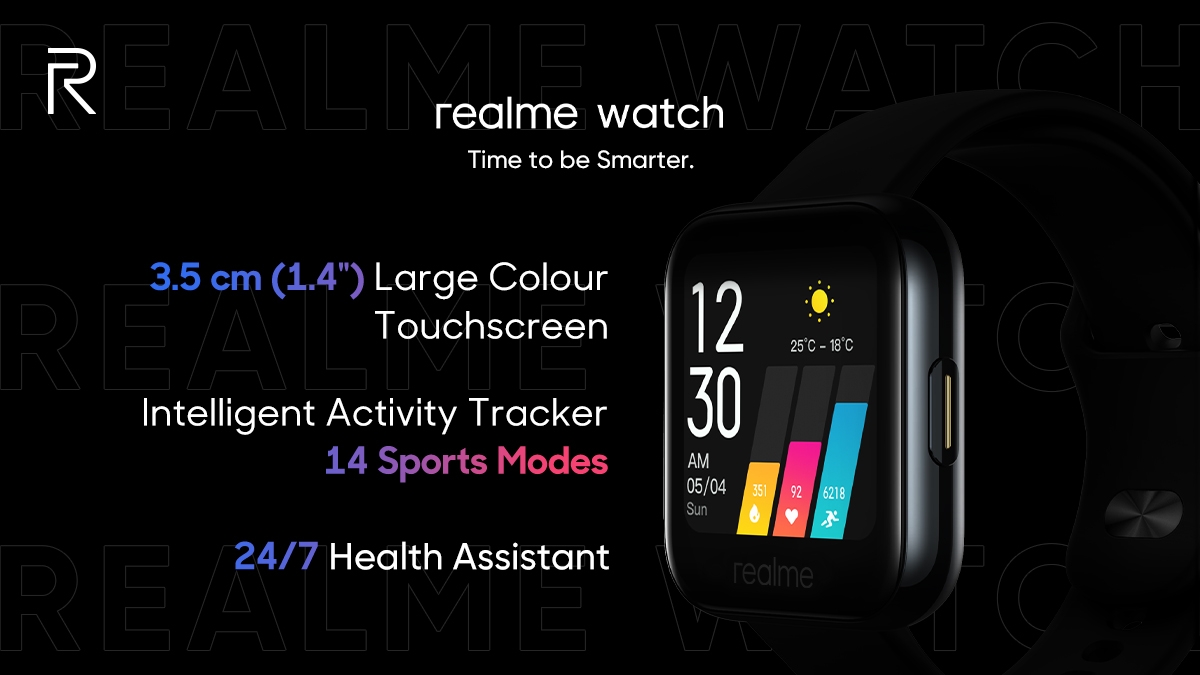 Realme Band and Watch ：Realme Watch 智能手表 - 图取自Soya Cincau-