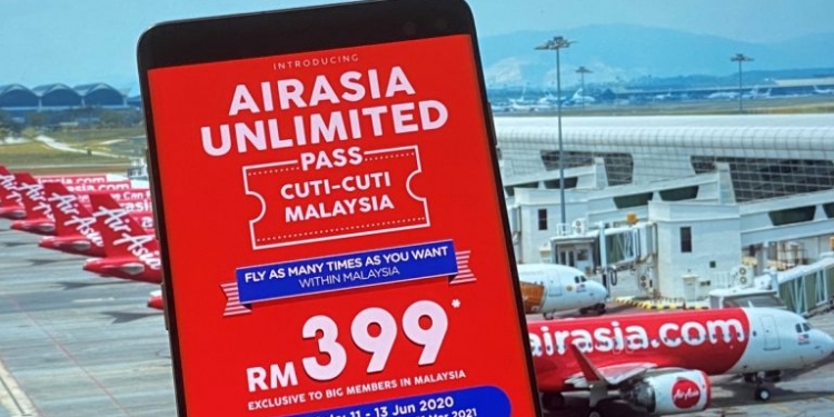 亚航 Unlimited Pass Cuti-Cuti Malaysia  促销延长两天！