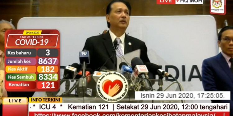 卫生总监：确诊病例新增3宗