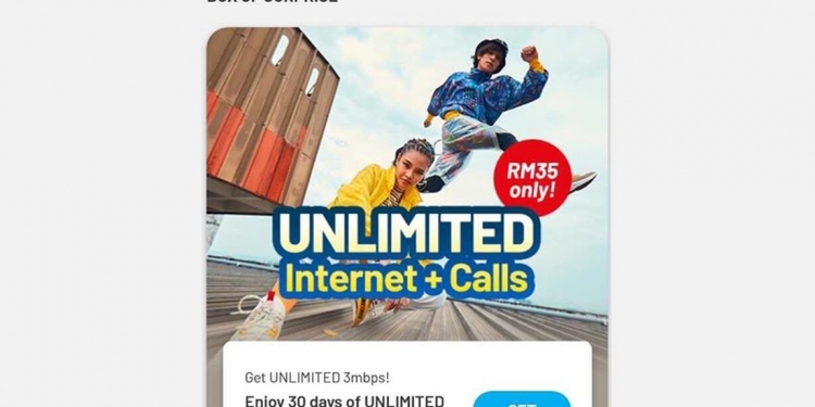 Digi 推无限数据和通话配套 只需35令吉？