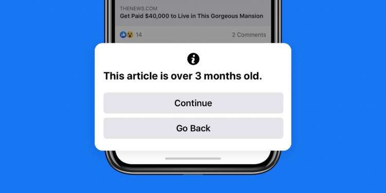 不想旧闻当新闻乱分享？脸书新功能帮到你！