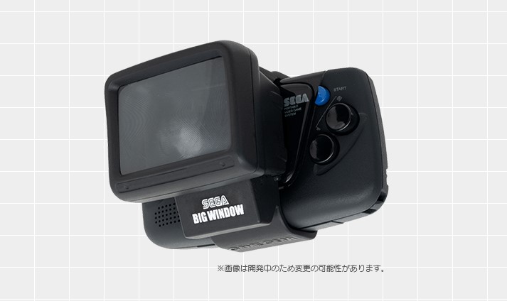 若粉丝们同时购买4款 Game Gear Micro迷你掌机 ，Sega将会以特典礼品的方式，送出屏幕放大镜配件。-图片摘自Soya Cincau-