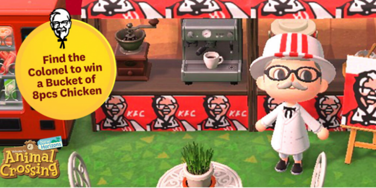 动物森友会 ：菲律宾肯德基也在玩！