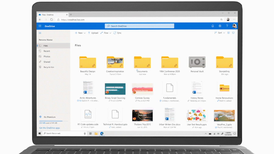 Microsoft OneDrive update introduces dark mode and ups file size limit to 100GB