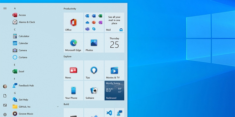 This is what the redesigned Windows 10 Start menu and Alt + Tab will look like
