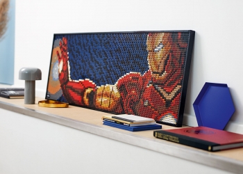 颗粒积木Pop Art“海报”：乐高推出钢铁侠星战等4款