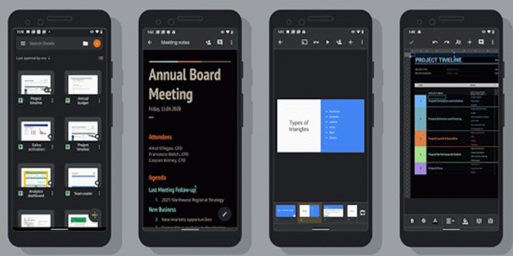 安卓用户的谷歌文档等应用程序 将有新深色主题!