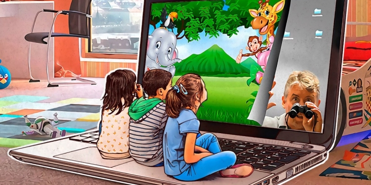 比起电脑游戏 大马儿童更爱线上学习