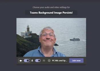 Microsoft Teams新增功能!保留用户选用虚拟背景