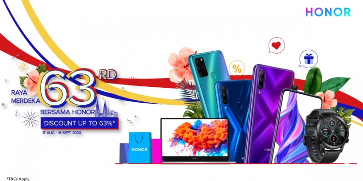 配合国庆优惠 荣耀产品折扣高达63%