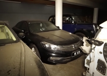 前首相敦马的车？英国废弃建筑突现宝腾Perdana