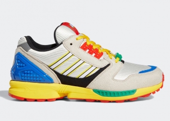 乐高Adidas联手！ZX 8000运动鞋童趣爆棚又好看