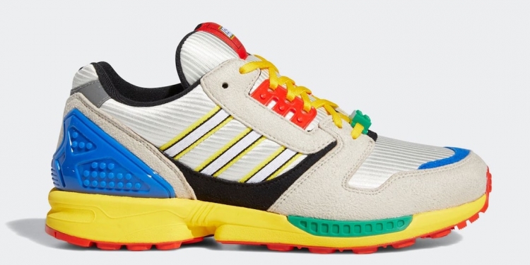 乐高Adidas联手！ZX 8000运动鞋童趣爆棚又好看