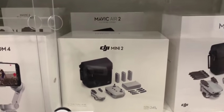 美国Best Buy现踪迹  YouTuber开箱曝光DJI Mini 2规格