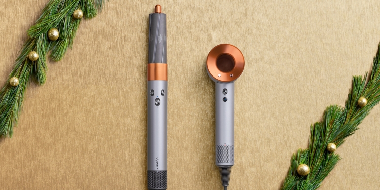 铜银色限量版来了 戴森卷发器和吹风机开卖