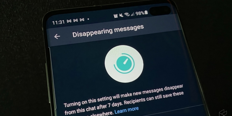 7天后自动消失！WhatsApp推“讯息消失”功能