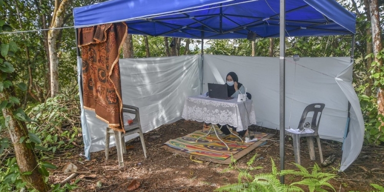 网络不给力！伟大爸爸为女儿建“森林教室”