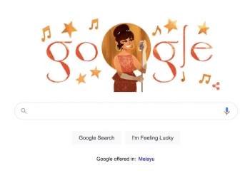 向她致敬！大马谷歌出现著名女歌手莎罗玛涂鸦
