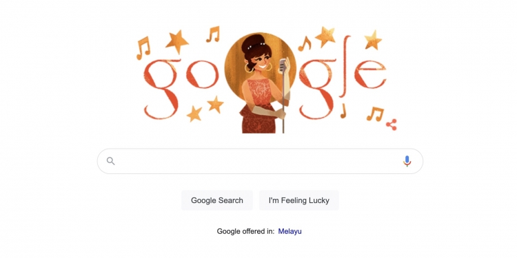 向她致敬！大马谷歌出现著名女歌手莎罗玛涂鸦