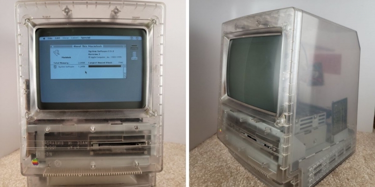 Macintosh Classic 透明原型机照片曝光