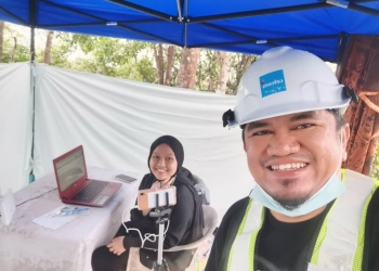 丹州女生登山露营连线 Celcom建4G通讯塔改善信号