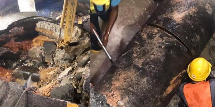 完成修复！水管破裂导致巴生和莎阿南多区断水