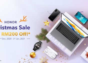 推出圣诞促销活动！ 购买荣耀产品可获得RM200折扣