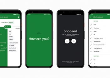 眼睛会说话！谷歌Look to Speak助障友交流