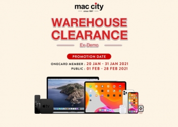 Mac City清仓大促销！MacBook Air和Pro展示机仅需RM999