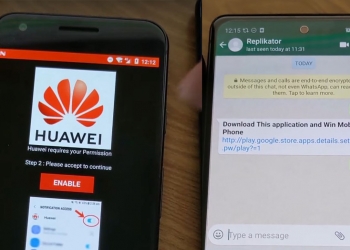 小心用户名和密码被窃取 恶意软件传播假的华为应用程序