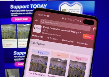 为前线人员购买PPE 马大医药中心与Lazada合作募款