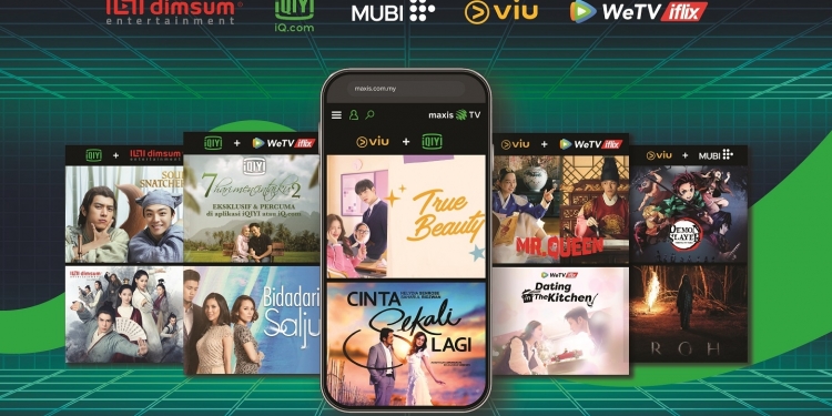 每月付RM42！Maxis TV给你5个串流平台加无限数据