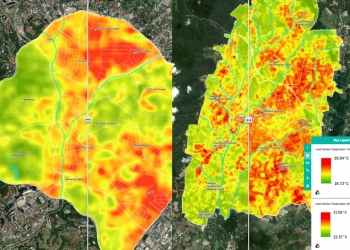 Think City：5城市峰值温度上升 吉隆坡幅度最低