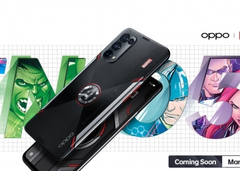 需使用特别代码购买 OPPO Reno 5漫威版登场