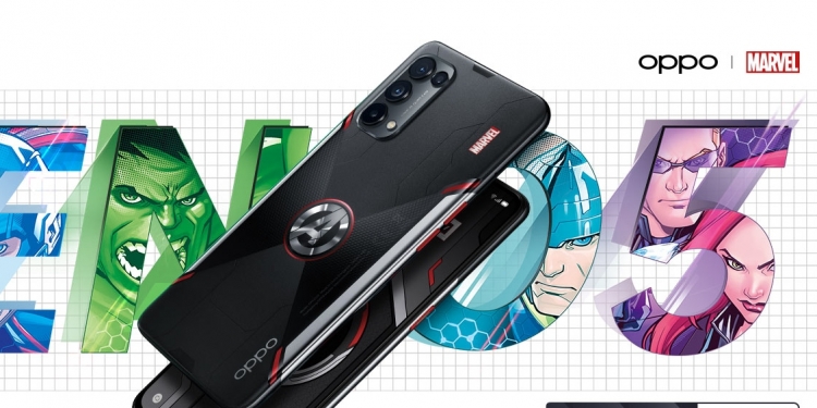 需使用特别代码购买 OPPO Reno 5漫威版登场