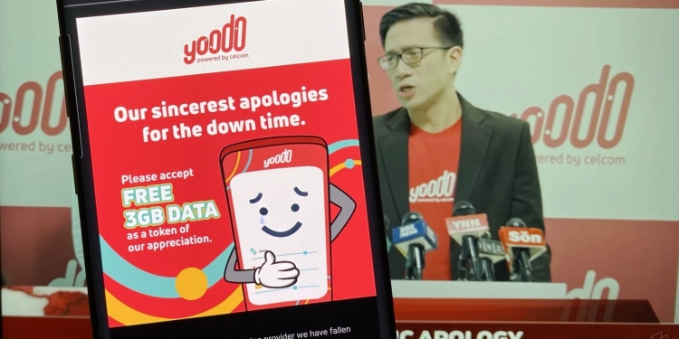 用户服务受干扰 Yoodo道歉并提供免费3GB数据