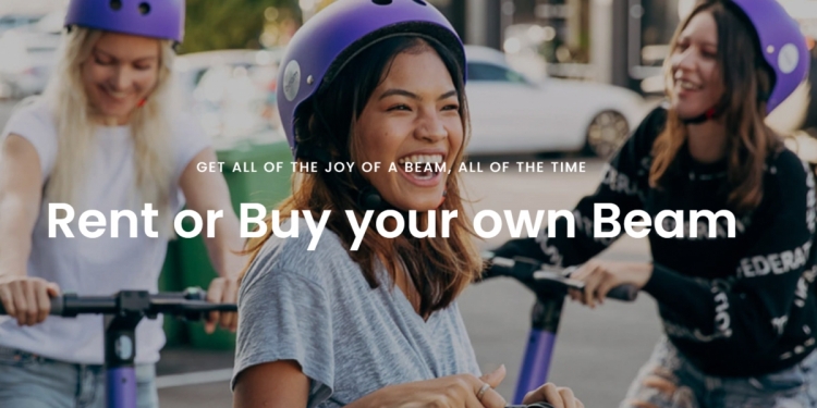 推长期租借配套！ Beam电动滑板车每月只需RM150