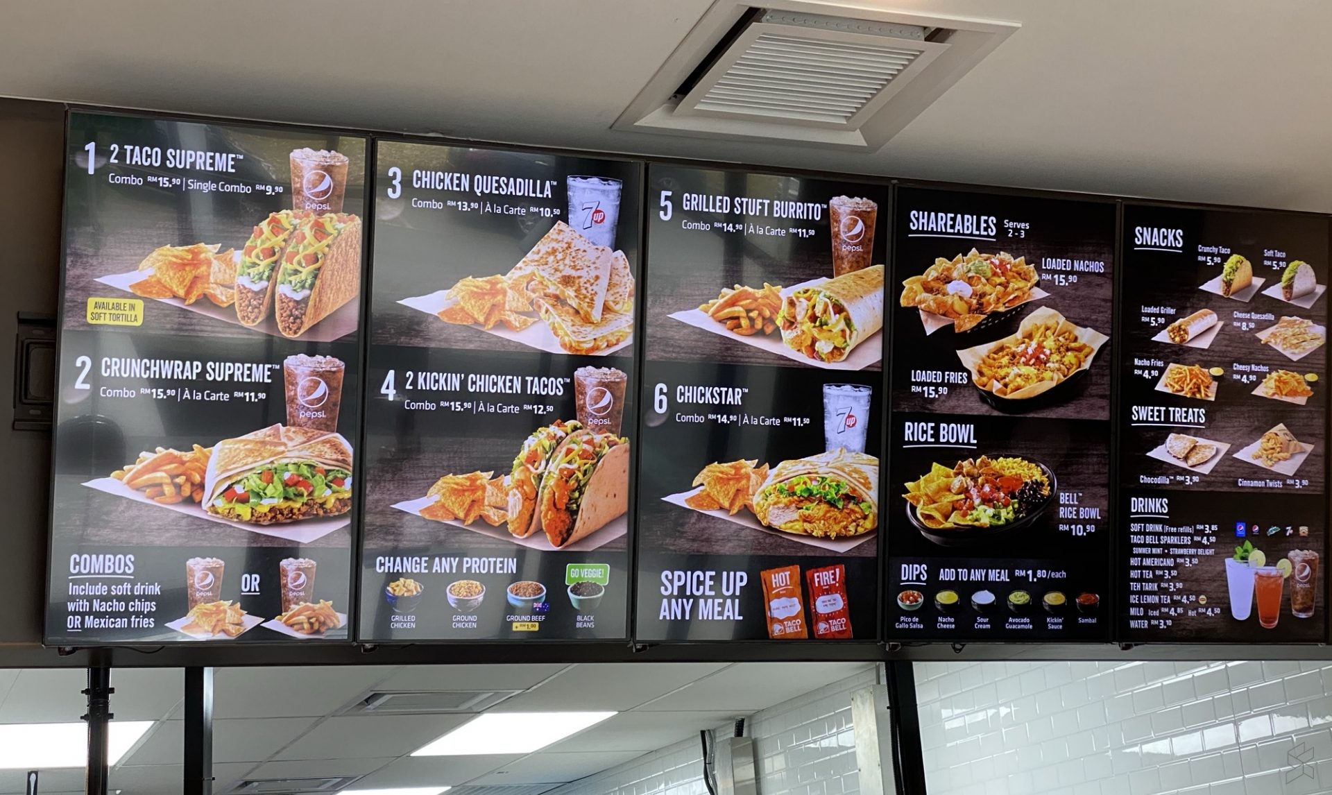 Taco Bell Menu 2025 Box