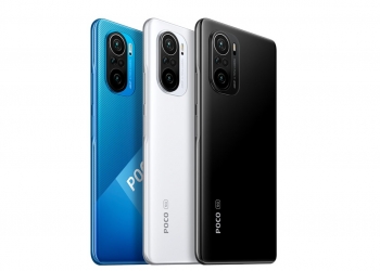 后置三摄采用长方形设计 POCO F3渲染图曝光