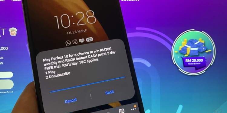 天地通用户注意!“Perfect 10”比赛短讯是诈骗?