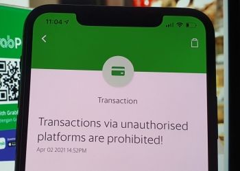 GrabPay：禁用电子钱包买加密货币和虚拟资产