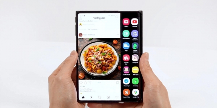 三星展示S型折叠屏幕等新技术