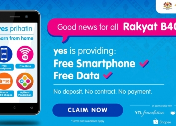 网络关怀援助计划：Yes为B40提供免费手机及数据