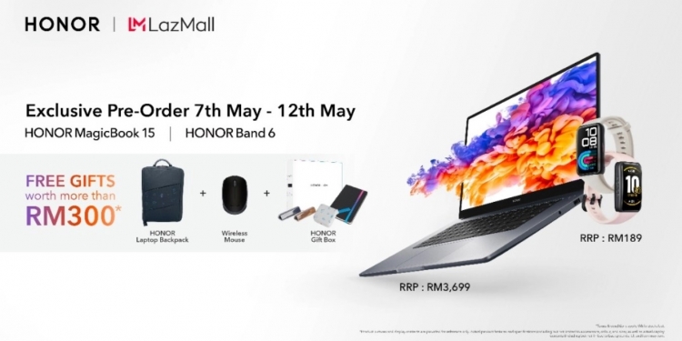 513正式开卖！荣耀MagicBook 15和Band 6开放预购