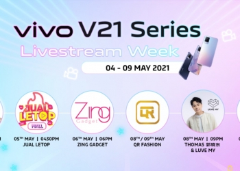 周末看直播赢手机！Vivo送你V21系列及优惠券