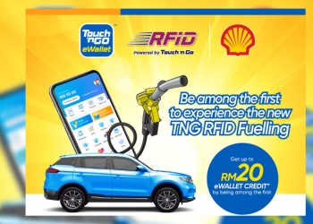 Shell推TNG RFID添油服务 可获20令吉电子钱包金额