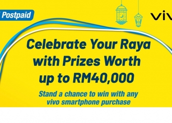在Digi签购特定Vivo手机后付配套 有机会赢RM4万奖品！