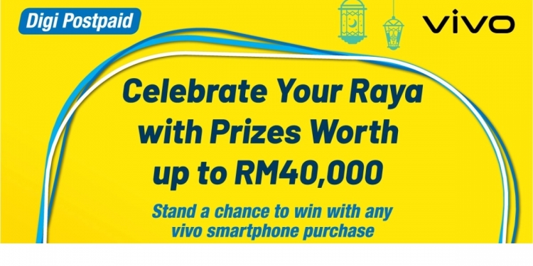 在Digi签购特定Vivo手机后付配套 有机会赢RM4万奖品！