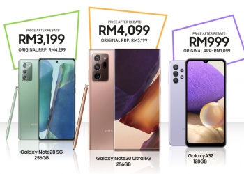 购买Galaxy Note 20和Note 20 Ultra 可享有RM1100折扣！